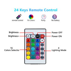 Ampoule LED intelligente RGBW avec télécommande, 16 millions de couleurs, lumière à intensité variable E27/E26, lumière à couleur changeante 2700K-6500K pour la décoration de la maison - Product Image 6