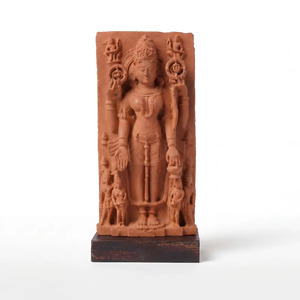 Escultura de Gauri Parvati |   Réplica de Museo del Arte del Templo de la Diosa Hindú del Siglo X, Acabada a Mano - Product Image 2