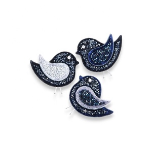 Broche de Moda Infantil de Lujo Hecho a Mano al por Mayor, Personalizado con Bordado de Ojo y Corazón, Alambre de Hilo Metálico, Cuentas, Cobre, Regalo para Bodas y Fiestas - Product Image 6