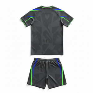 Ensemble de maillots de football sublimés, design tendance, coupe ajustée, impression par sublimation personnalisée, tenue d'équipe de football - Product Image 3