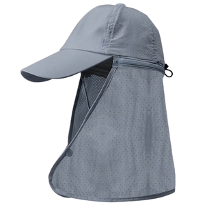 Gorra de Pesca de Secado Rápido Personalizada con Protección Solar UPF 50+ Anti-UV y Visera Desmontable para Exteriores, de Nylon y Sarga de Rizo - Product Image 2