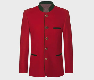 Handmade Custom <b>Men's</b> Reversible Canvas & <b>Wool</b> <b>Overcoat</b> <b>for</b> October Festival - Product Image 5