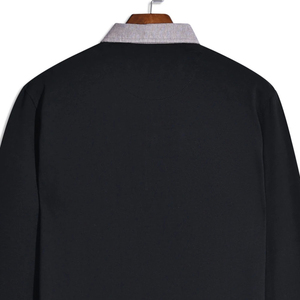 OEM Men's <b>Plain</b> Long Sleeve Rugby Polo Shirt | 100% Cotton Jersey | Private Label Manufacturer Pakistan Rugby Polo Shirt - Product Image 6