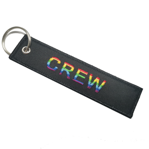 Porte-clés en tissu brodé de haute qualité, porte-clés brodé personnalisé avec logo, porte-clés tissé Jet, autres bijoux - Product Image 4