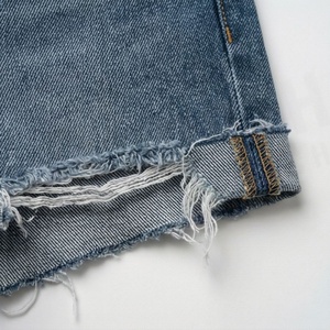 Womens <b>Denim</b> Relaxed Shorts High Rise Distressed Zipper Fly Plus Size Non <b>Stretch</b> Casual Breathable Female Trendy Gear - Product Image 6