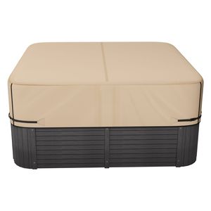 Copertura per Vasca Idromassaggio da Esterno 85 X 85 X 20 Pollici, Impermeabile e Resistente alle Intemperie, in Tessuto Oxford 600D Resistente, Protezione Prioritaria per la Sicurezza - Product Image 1
