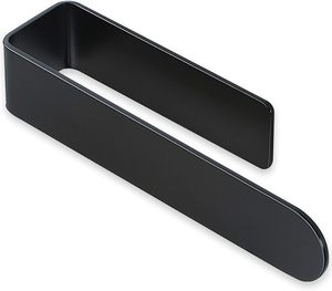 Porte-serviettes, barre porte-serviettes noire, barre porte-serviettes autocollante en acier inoxydable pour salle de bain, fixation murale, tailles personnalisables disponibles - Product Image 4