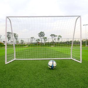 Porta da calcio 8FT X 5FT con reti, cinghie e telaio di ancoraggio per allenamento - Product Image 1