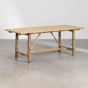 Fabricant et exportateur de tables à manger en bambou pour l'ameublement de la maison, design moderne/européen, respectueux de l'environnement - Product Image 3