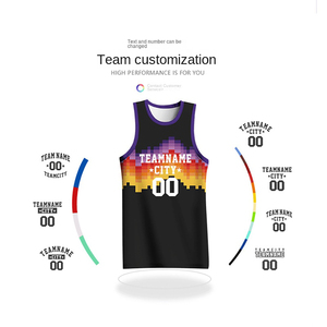 Uniformes de baloncesto personalizados al por mayor, último diseño, transpirables, sublimados, conjunto de camiseta y pantalones cortos de baloncesto. - Product Image 5