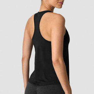 Débardeur long ample uni pour femme, col rond, dos en Y, léger, couleur unie, pour le sport et les loisirs en extérieur - Product Image 2