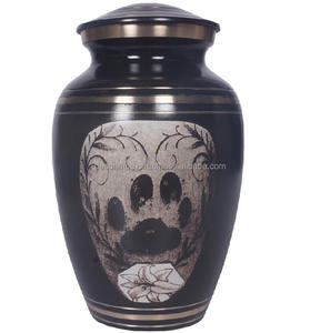 Urna funeraria de metal de estilo clásico de nuevo diseño para cenizas para honrar recuerdos Urna conmemorativa con diseño pulido a precio de mayorista - Product Image 3