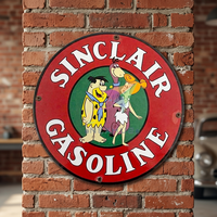 Panneaux en émail personnalisés pour l'industrie pétrolière et gazière, panneaux en métal émaillé vintage pour les stations-service et la sécurité industrielle
