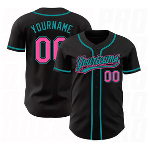 Maillot de baseball pour hommes et jeunes, design personnalisé, boutons sur le devant, broderie, logo, nom, numéro, tissu durable et respirant - Product Image 1