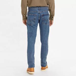 Pantalones Vaqueros Clásicos para Hombre, Nuevos y a la Moda, Colores Personalizados, Corte Regular, Estilo Casual de Negocios, Cintura Elástica - Product Image 2