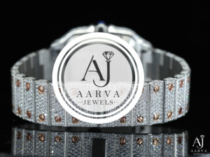 Iced Stainless Steel <b>Mechanical</b> <b>Watch</b> Diamond Inlay Sapphire Crystal Analog Square Dial 20mm Band Bracelet Women's Luxury Gift - Product Image 3