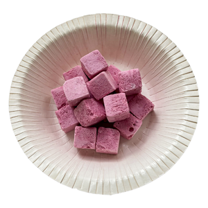 Cubos de yogur liofilizados certificados HACCP Aya-ua Healthy Dairy Snack Sabor a remolacha Suministro OEM-Paquete de 10g - Product Image 5