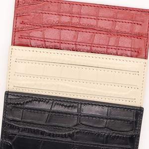 Tarjetero de Cuero de Lujo para Hombre, Cartera Delgada Minimalista, Estuche para Tarjetas de Crédito de Cuero Genuino, Organizador de Tarjetas de Bolsillo Elegante - Product Image 6