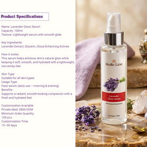 Suero Facial Brillante de Marca Privada, Hidratación Profunda, Iluminador, Nutritivo, Humectante, Suero Facial OEM ODM Cosmético - Product Image 4