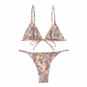 Conjunto de Bikini de 2 Piezas Personalizado para Mujer, Diseño de Leopardo, Cintura Alta, Sin Tirantes, con Logotipo Frontal, Tu Propio Diseño, Precio Económico, 2026 - Product Image 1