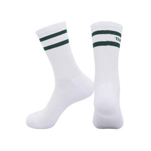 Calcetines Blancos Sublimables con Logotipo Personalizado, Calcetines Deportivos de Poliéster para Hombre, Unisex, con Estampado en la Parte Inferior, de Secado Rápido, Transpirables y Ecológicos para Sublimación - Product Image 5