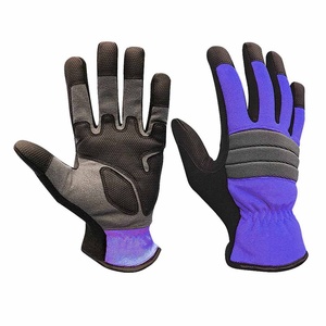 Guantes de Trabajo Profesionales Resistentes con Protección Contra Impactos, Palma Antideslizante, Tejido Transpirable y Muñequera Ajustable para Mecánicos - Product Image 5