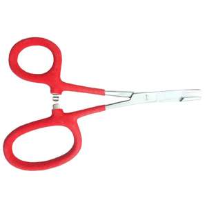 Pinzas de Pesca con Mosca Estándar, con Anillas Doradas, de Mandíbula Curva, Tipo Tijera, de Acero Inoxidable, Hemostáticas, para Atado Manual y Corte, Hosanna Quirúrgicas - Product Image 3