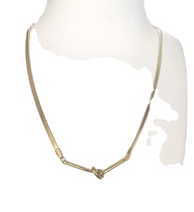 Acero inoxidable 18K oro cubano cadena caja cadena hombre Bar colgante collar cadena collar joyería para mujer - Product Image 1
