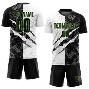 ชุดยูนิฟอร์มฟุตบอลคุณภาพสูง AURA รุ่นยอดนิยม พิมพ์ลายแบบ Sublimation แห้งเร็ว ระบายอากาศได้ดี กางเกงขาสั้น โพลีเอสเตอร์ 100% - Product Image 5