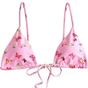 Traje de Baño Sexy para Mujer, Bikini Estampado de Tres Piezas con Pañuelo - Product Image 6
