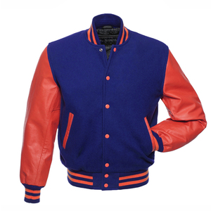 Veste universitaire classique athlétique style bomber pour l'hiver, les sports de plein air, l'entraînement, la mode décontractée et le quotidien - Product Image 1