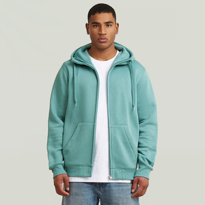 High Quality Custom Zipper Hoodie Double Layer Drop Shoulder Heavyweight Oversized Cotton <b>Zip</b>-up Hoodies for Winter - Product Image 3