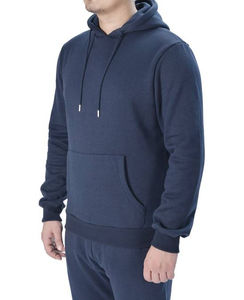 Vente en gros usine – Sweat à capuche oversize pour homme 100 % coton, épais et coupe ample, idéal pour le streetwear d'automne, avec option OEM - Product Image 3