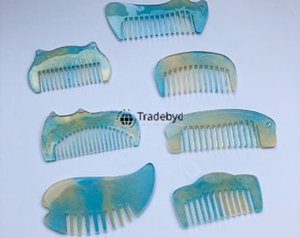 หวีเรซิ่นทำมือสุดหรู Tradebyd สำหรับจัดแต่งทรงผม แก้ผมพันกัน และดูแลเส้นผมในร้านเสริมสวย - Product Image 2