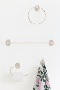 Luxury Vintage Bathroom Hardware Set Wall Mounted <b>Towel</b> Bar Ring <b>Hook</b> Toilet Paper Holder Decorative Metal Bathroom Accessories - Product Image 4