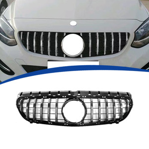Grille de pare-chocs avant en ABS pour Mercedes Classe B W246 2015-2019, style GT à lamelles verticales, vente chaude, directement de l'usine - Product Image 2