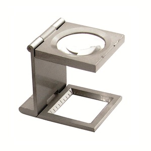 Lupa Plegable de Aluminio 10X de Jipsy Metal Industries con Paño de Lino para Joyería y Confección de Ropa - Product Image 4