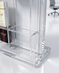 Présentoir de Comptoir Moderne en Acrylique Transparent – Finition Brillante Écologique, Organisateur de Comptoir Pré-assemblé pour le Commerce de Détail et la Maison - Product Image 4