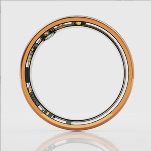 Anillo Inteligente de Acero Inoxidable con Patrón Esmaltado, Monitor de Frecuencia Cardíaca, SpO2, Sueño, Ciclo Menstrual, Reloj Despertador, Control por Gestos - Product Image 5