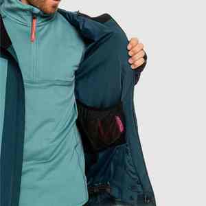 Chaqueta de Nieve para Hombre, Impermeable, con Capucha, para Snowboard, con Logotipo Impreso, Resistente al Viento, Talla Grande - Product Image 6
