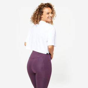 Wholesale Stylish Eco-Friendly Summer Arrival Women Lightweight Loose Fit T Shirt Crop <b>Tops</b> gym fitted T shirts in Breathable - Product Image 5