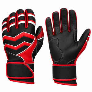Gants de frappe de baseball en cuir de chèvre personnalisés de qualité supérieure, service OEM, gants d'entraînement professionnels - Product Image 3
