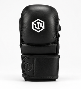 Guantes de MMA de Cuero con Logotipo Personalizado, Guantes de Boxeo de Entrenamiento con Dedos Descubiertos, con Soporte para Muñeca, Profesionales para Artes Marciales Mixtas - Product Image 2