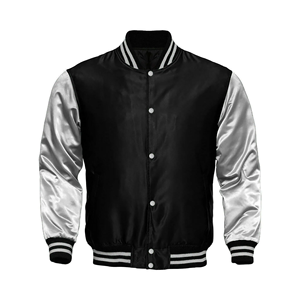 Built Game-Changers Unisex Varsity Classic Bomber <b>Jacket</b> Inspired Chicago Traditions Geometric Patchwork Stand Front Hooded - Product Image 3