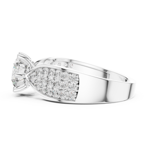 Classic 925 Sterling Silver Moissanite <b>Diamond</b> <b>Ring</b> Wholesale Engagement Jewelry Manufacturer Supplier - Product Image 2