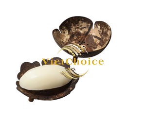 Jabón artesanal Vietchoice de cáscara de coco ecológico, personalizable, sostenible, para spa y hotel. - Product Image 2