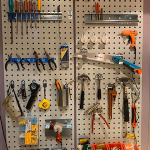 Metal <b>Pen</b> Holder For Pegboard Storage Rack Hook Wall Mount Organizing Display Rack - Product Image 3