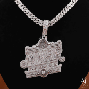 Moissanita de Moda de Excelente Calidad, Plata de Ley 925 con Baño de Rodio, Estilo Hip Hop para Fiesta, Engaste de Piedras Detallado, Cuarzo Preciso - Product Image 1