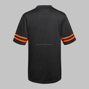 Custom Golden Leaf Ezekiel Elliott Hombres de media manga de secado rápido American College Football Jerseys Transpirable 100% Poliéster Desgaste - Product Image 2