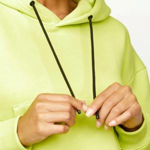 Ropa de Mujer Más Vendida, Sudaderas de Manga Larga de Color Sólido, Cuello Redondo Personalizado, Transpirables, Ecológicas, Tejidas - Product Image 2